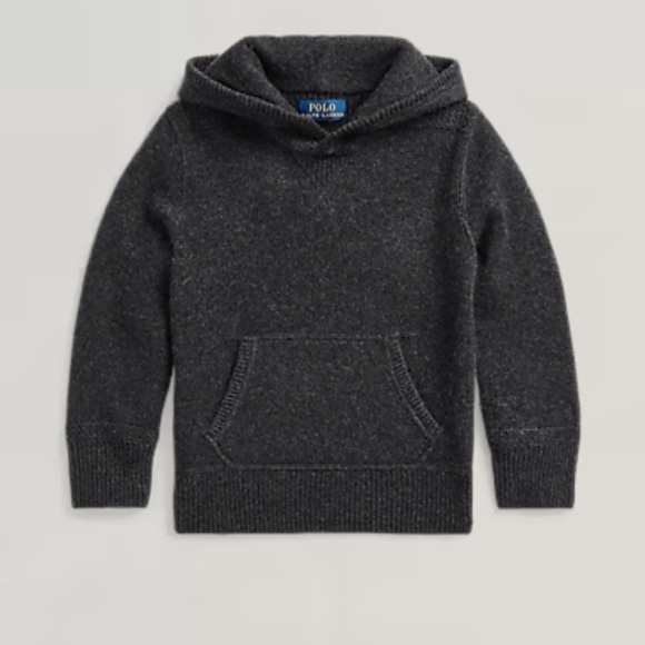 Polo Ralph Lauren Other - Polo Ralph Lauren Boys Washable Cashmere Hooded Sweater Size 7